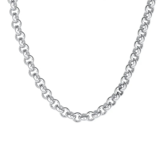 925 sterling silver belcher chain for men and women - gypsy necklace by clearquartzshop
