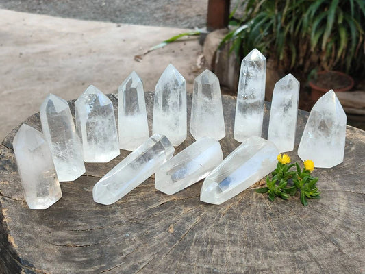 clear quartz points from madagascar - clear crystal generator by clearquartzshop