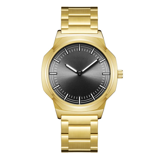 sovereign watch - stainless steel gold luxury watch for men and women by clearquartzshop