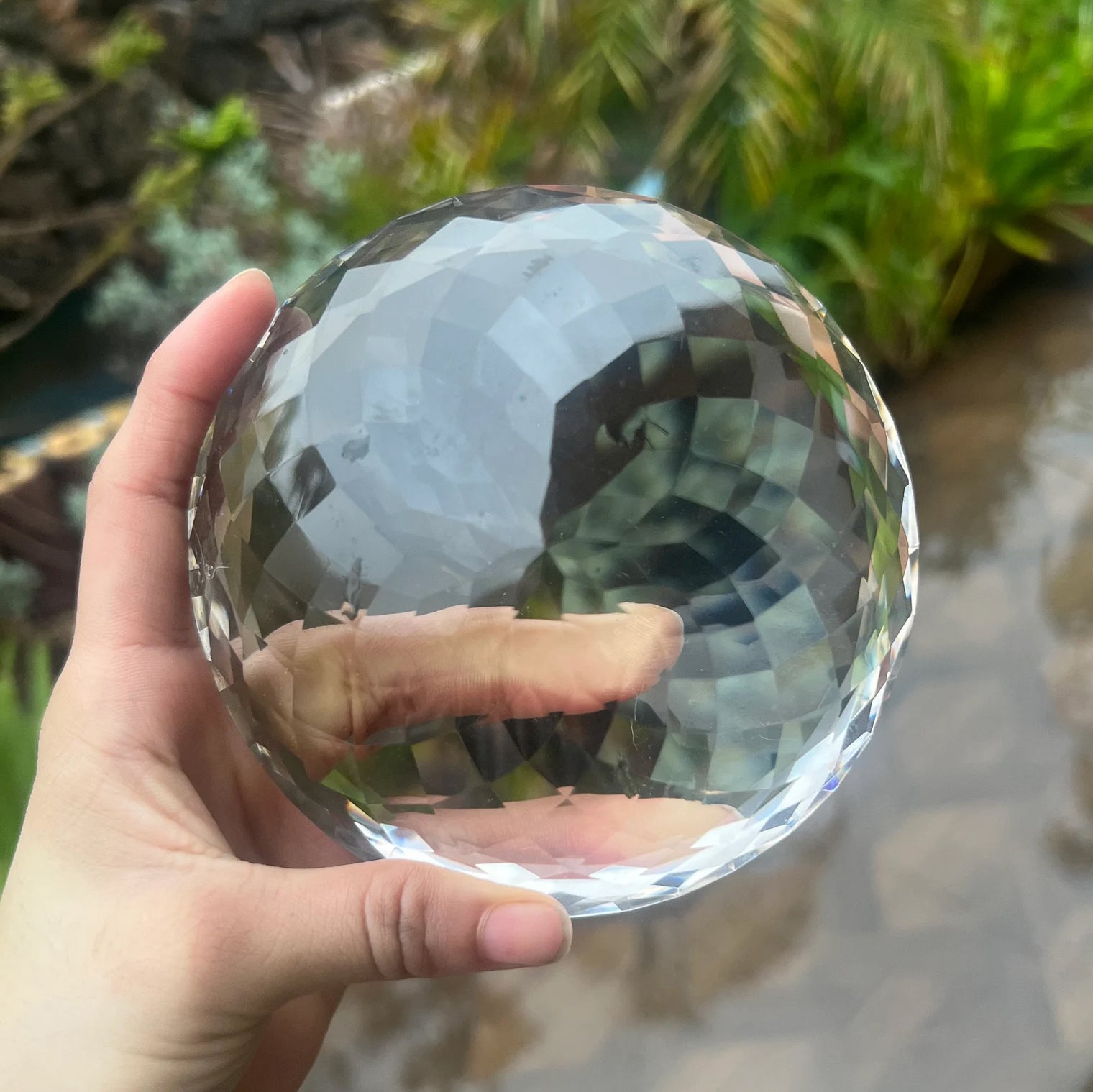 4035 carat flawless massive indian clear quartz brilliant faceted gemstone, showcasing its clarity - clearquartzshop