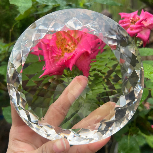4035 carat flawless massive indian clear quartz brilliant faceted gemstone, showcasing its pristine clarity - clearquartzshop
