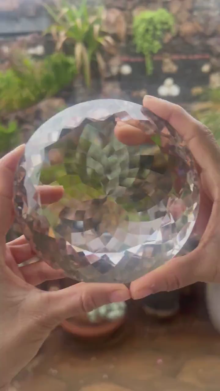 4035 carat flawless massive indian clear quartz brilliant faceted gemstone - clearquartzshop
