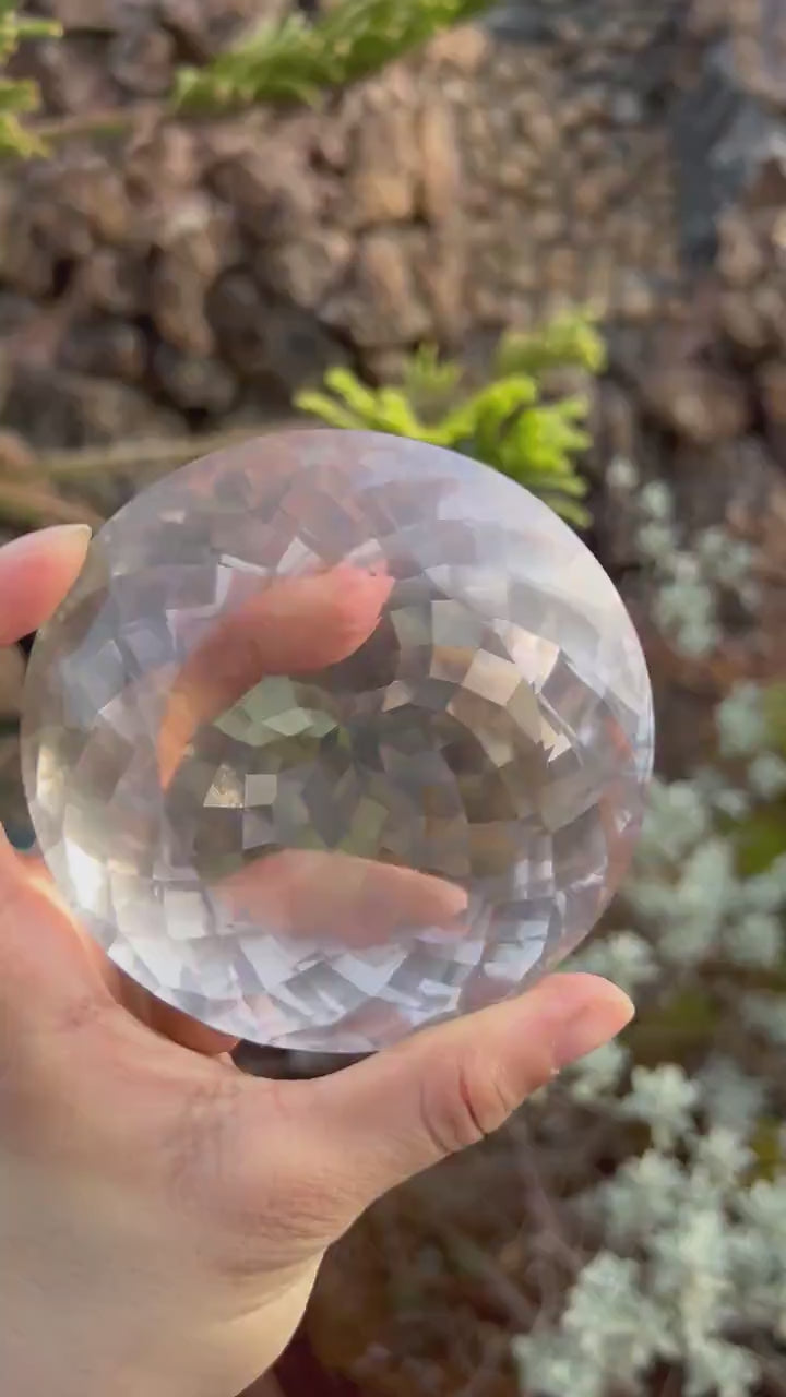 1875 carat flawless large indian clear quartz brilliant faceted gemstone - clearquartzshop